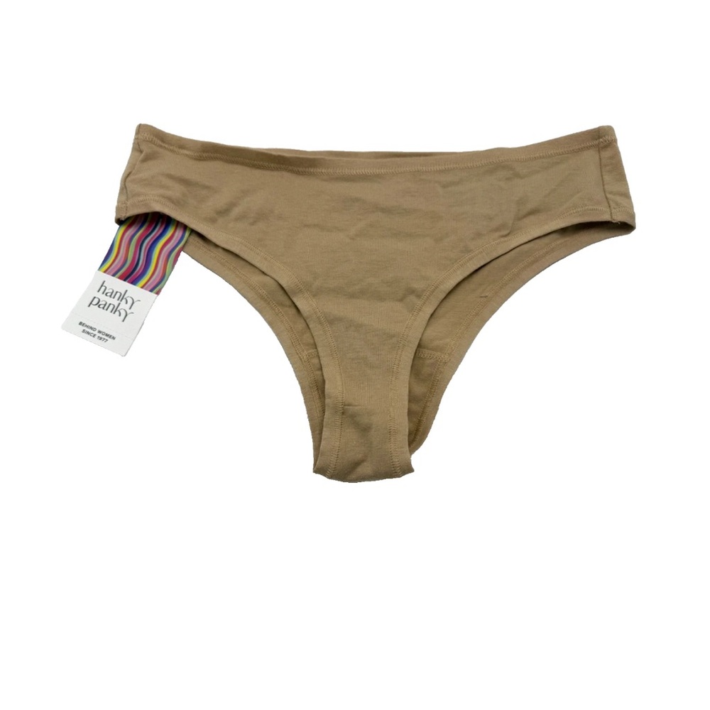 Hanky Panky Play Stretch Natural Rise Thong M/L Chai NWT - Picture 4 of 6